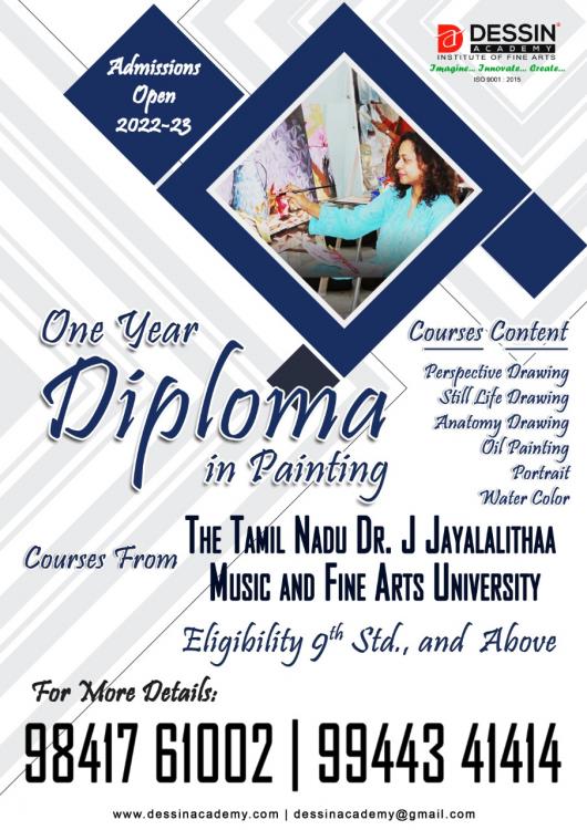 Diploma in Fine Arts - Painting, University Courses, Chennai