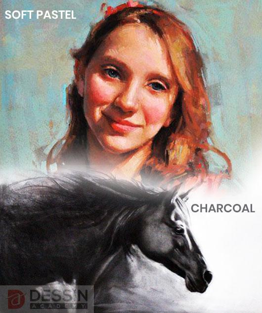 Classes For Soft Pastel and Charcoal. Get started on Soft Pastels and Charcoal For Beginners